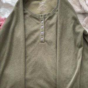 LL Bean Henley Thermal
